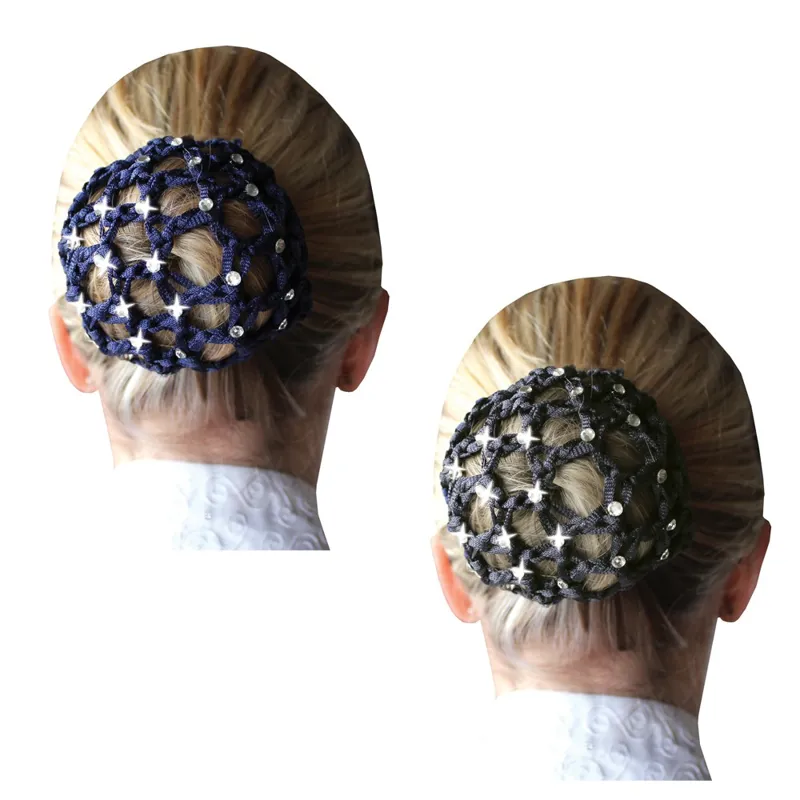 Equetech Crystal Show Bun Net Navy